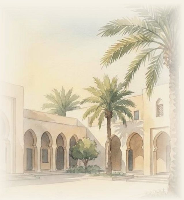 A UAE school courtyard — one architecture across every school in the network